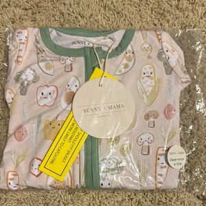 Kids Bamboo - Green and Cream